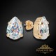 Komplekts sievietēm „Venus II (White Patina)“ ar Swarovski® kristāliem
