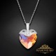 Sudraba kulons „Cupid II (Blue AB)“ ar Swarovski® kristāliem