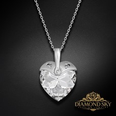 Sudraba kulons „Kupidons II“ ar Swarovski™ kristāliem