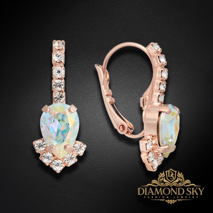 Komplekts sievietēm „Leonora II (Aurora Borealis)“ ar Preciosa® kristāliem