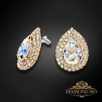Auskari „Jasmīns“ ar Swarovski® kristāliem
