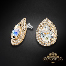 Auskari „Jasmīns“ ar Swarovski® kristāliem