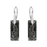 Sudraba auskari ar Swarovski kristāliem