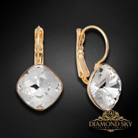 Auskari „Žilbinošais Mirdzums IV“ ar Swarovski® kristāliem