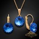 Komplekts sievietēm „Clarice II (Sapphire)“ ar Swarovski® kristāliem