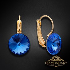 Auskari „Clarice II (Sapphire)“ ar Swarovski® kristāliem