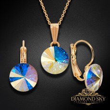 Komplekts „Klaris II (Crystal AB)“ ar Swarovski™ kristāliem