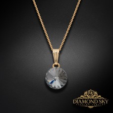 Kulons „Clarice II (Silver Night)“ ar Swarovski® kristāliem