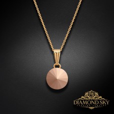 Kulons „Klaris II (Rose Gold)“ ar Swarovski™ kristāliem