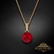 Kulons „Clarice II (Light Siam)“ ar Swarovski® kristāliem