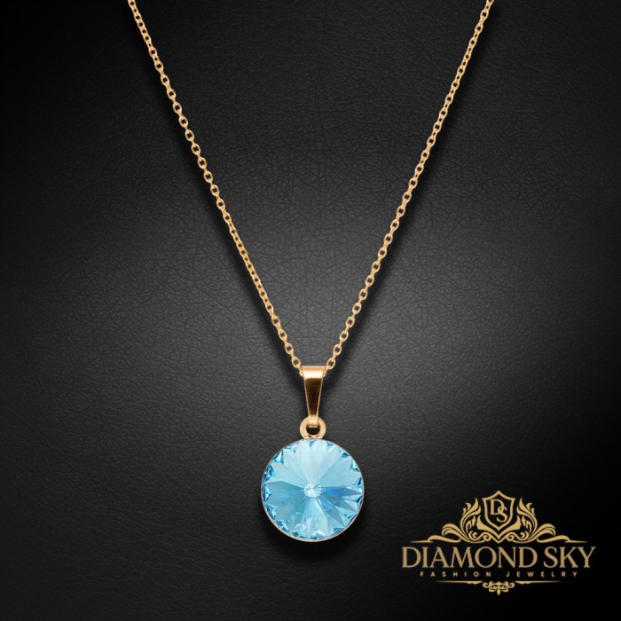 Jewelry Set “Clarice II (Aquamarine Blue)” created with Crystals by Swarovski®
