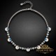 Kāzu kaklarota „Vortex II (Aurora Borealis)“ ar Swarovski™ kristāliem