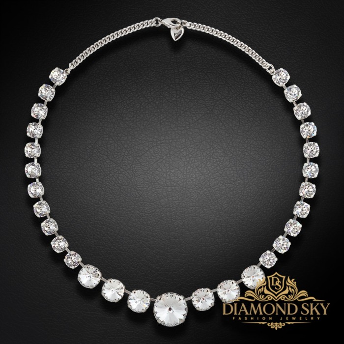 Kāzu kaklarota „Vasara“ ar Swarovski™ kristāliem