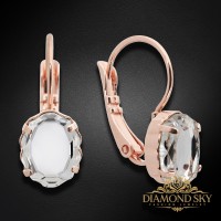Серьги «Зеркало Барокко» с кристаллами Сваровски™