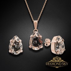Komplekts sievietēm „Venus II (Rose Patina)“ ar Swarovski® kristāliem