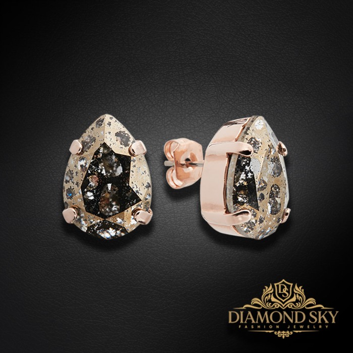 Komplekts sievietēm „Venus II (Gold Patina)“ ar Swarovski® kristāliem