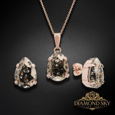 Komplekts sievietēm „Venus II (Gold Patina)“ ar Swarovski® kristāliem