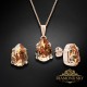 Komplekts sievietēm „Venus II (Golden Shadow)“ ar Swarovski® kristāliem