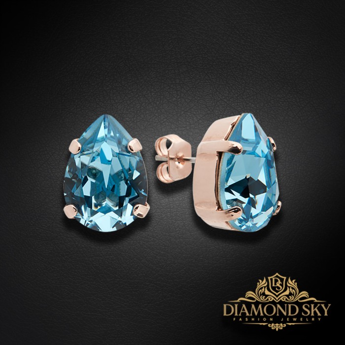 Komplekts sievietēm „Venus II (Aquamarine)“ ar Swarovski® kristāliem