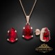 Komplekts sievietēm „Venus II (Siam)“ ar Swarovski® kristāliem