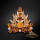 Broša „Kristāla Zars II“ ar Swarovski™ kristāliem