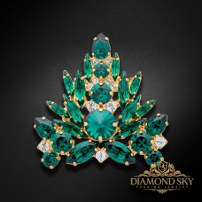 Broša „Kristāla Zars II“ ar Swarovski™ kristāliem