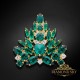 Broša „Kristāla Zars II“ ar Swarovski™ kristāliem