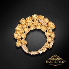 Brošs „Kristāla Zars“ ar Swarovski™ kristāliem