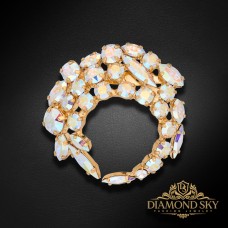Brošs „Kristāla Zars“ ar Swarovski™ kristāliem