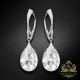 Sudraba auskari „Mēness Gaisma“ ar Swarovski™ kristāliem