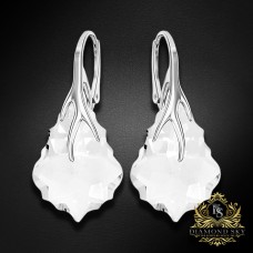 Sudraba auskari „Baroka VI“ ar Swarovski™ kristāliem