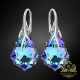 Sudraba auskari „Baroka VI (Vitrail Light)“ ar Swarovski™ kristāliem