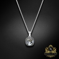 Sudraba kulons „Glare (Silver Night)“ ar Swarovski® kristāliem