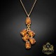Komplekts sievietēm „Amber II (Light Amber)“ ar Preciosa® kristāliem