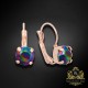 Auskari „Krāšņums II (Rainbow Dark)“ ar Swarovski® kristāliem