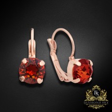 Auskari „Krāšņums II (Smoked Amber)“ ar Swarovski® kristāliem