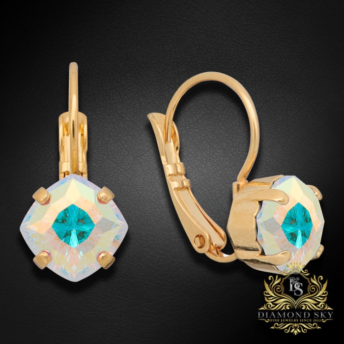 Komplekts sievietēm „Maģiskais Kvadrāts (Aurora Borealis)“ ar Swarovski® kristāliem