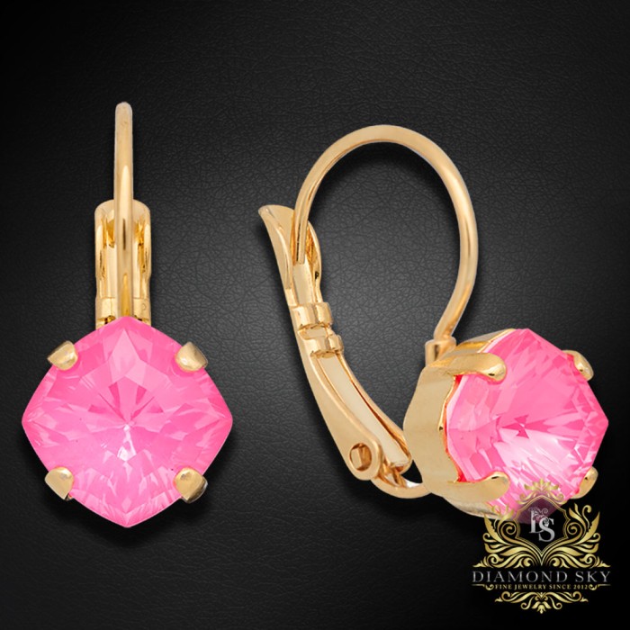 Komplekts sievietēm „Maģiskais Kvadrāts (Electric Pink Ignite)“ ar Swarovski® kristāliem