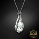Sudraba kulons „Baroque V (Comet Argent Light)“ ar Swarovski® kristāliem