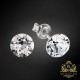 Sudraba komplekts „Klasika“ ar Swarovski™ kristāliem
