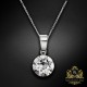 Sudraba kulons „Klasika“ ar Swarovski™ kristāliem