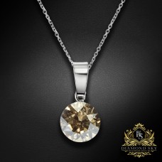 Sudraba kulons „Classic (Golden Shadow)“ ar Swarovski® kristāliem