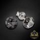 Sudraba komplekts sievietēm „Klasika (Silver Night)“ ar Swarovski® kristāliem