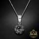 Sudraba komplekts sievietēm „Klasika (Silver Night)“ ar Swarovski® kristāliem