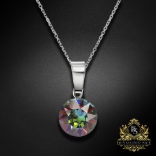 Sudraba kulons „Classic (Vitrail Medium)“ ar Swarovski® kristāliem