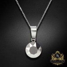 Sudraba kulons „Classic (Light Chrome)“ ar Swarovski® kristāliem