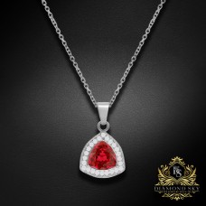 Sudraba kulons „Elemental Magic (Scarlet)“ ar Swarovski® kristāliem