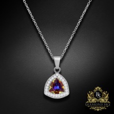 Sudraba kulons „Elemental Magic (Volcano)“ ar Swarovski® kristāliem