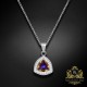 Sudraba kulons „Elemental Magic (Volcano)“ ar Swarovski® kristāliem