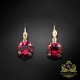 Auskari „Krāšņums (Ruby)“ ar Swarovski™ kristāliem